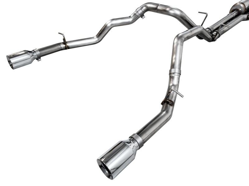 RAM 1500 Performance Exhaust - AWE Tuning - 0FG Catback Touring - Chrome Silver - `25-`27